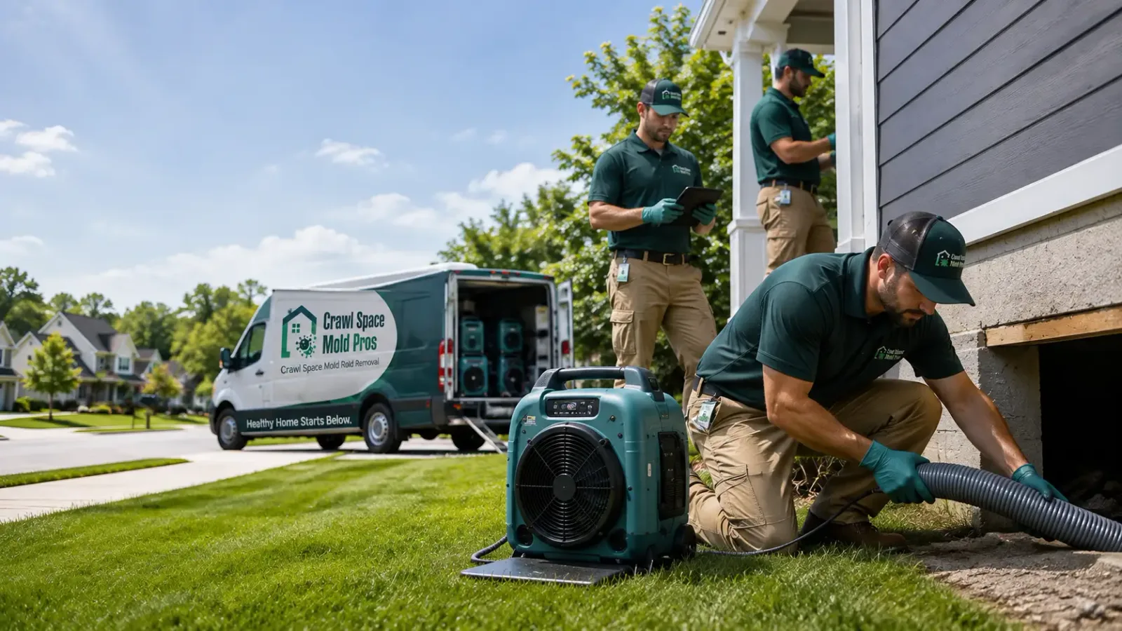 Crawl Space Mold Removal in Farmville, VA
